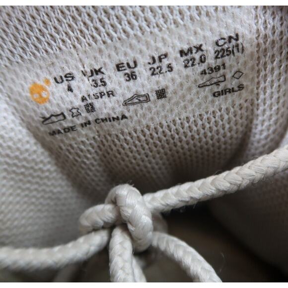 Timberland Shoes Girls 4 Sneaker Boot High Top Lace Up Leather Lifestyle Active - Picture 5 of 14